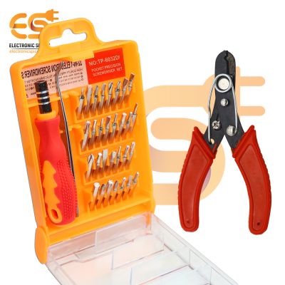Combo of 32-in-1 Screwdriver Tool Kit with 150B Stainless Steel Wire Cutter